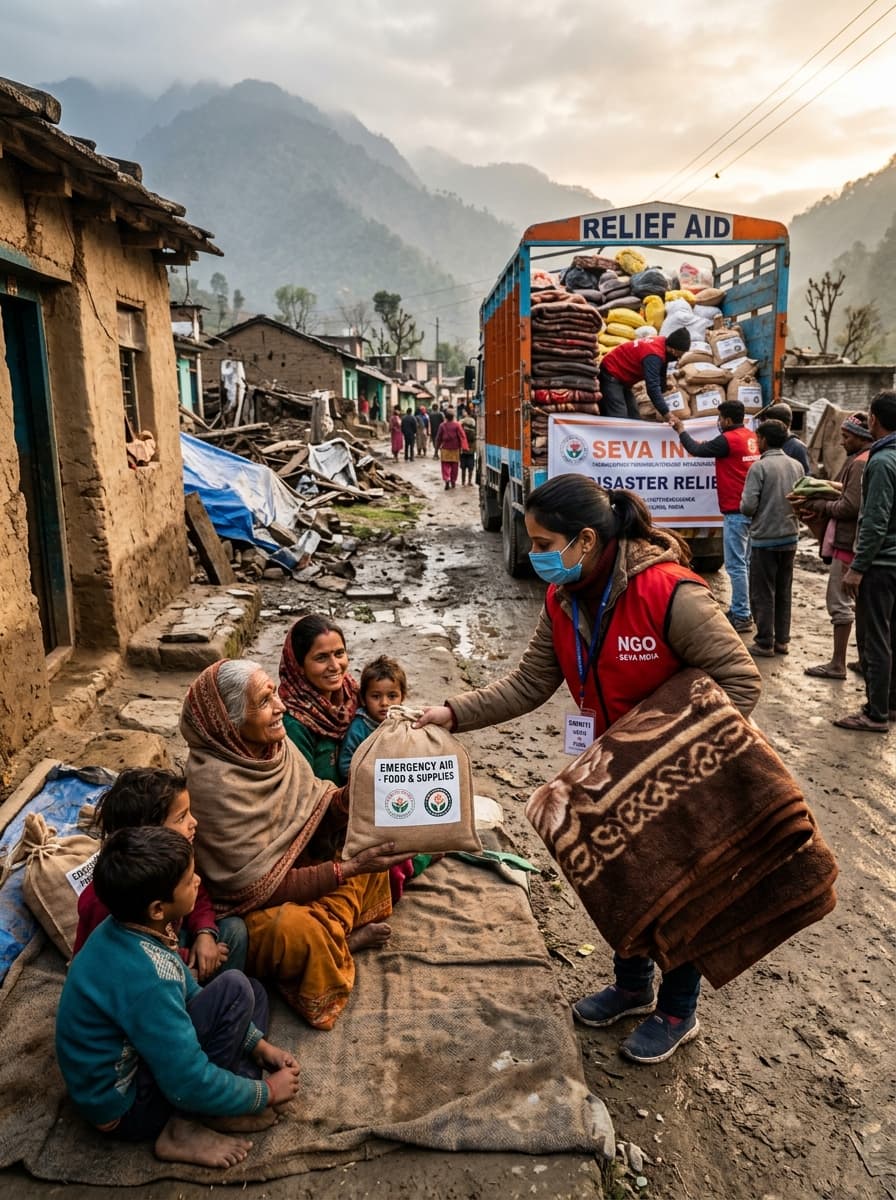 Emergency support reaching families after flooding
